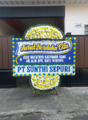 Papan Bunga Duka di Wakatobi
